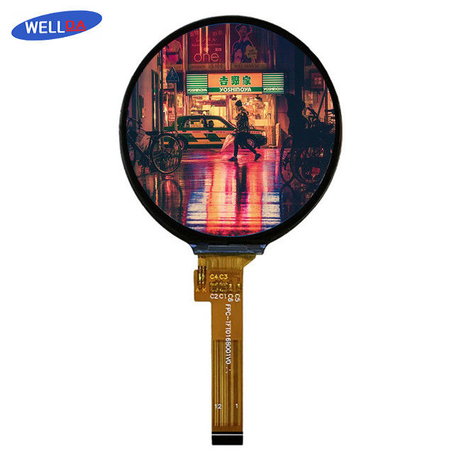 ODM Small Round LCD Screen Witness Crystal Clear Imaging  For Wearable Devices